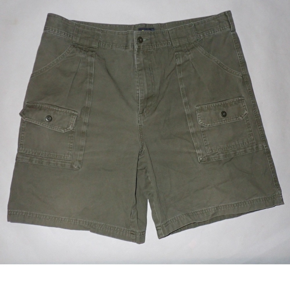 Cabela's Men's Cargo Hiking Shorts Olive Green Size 38